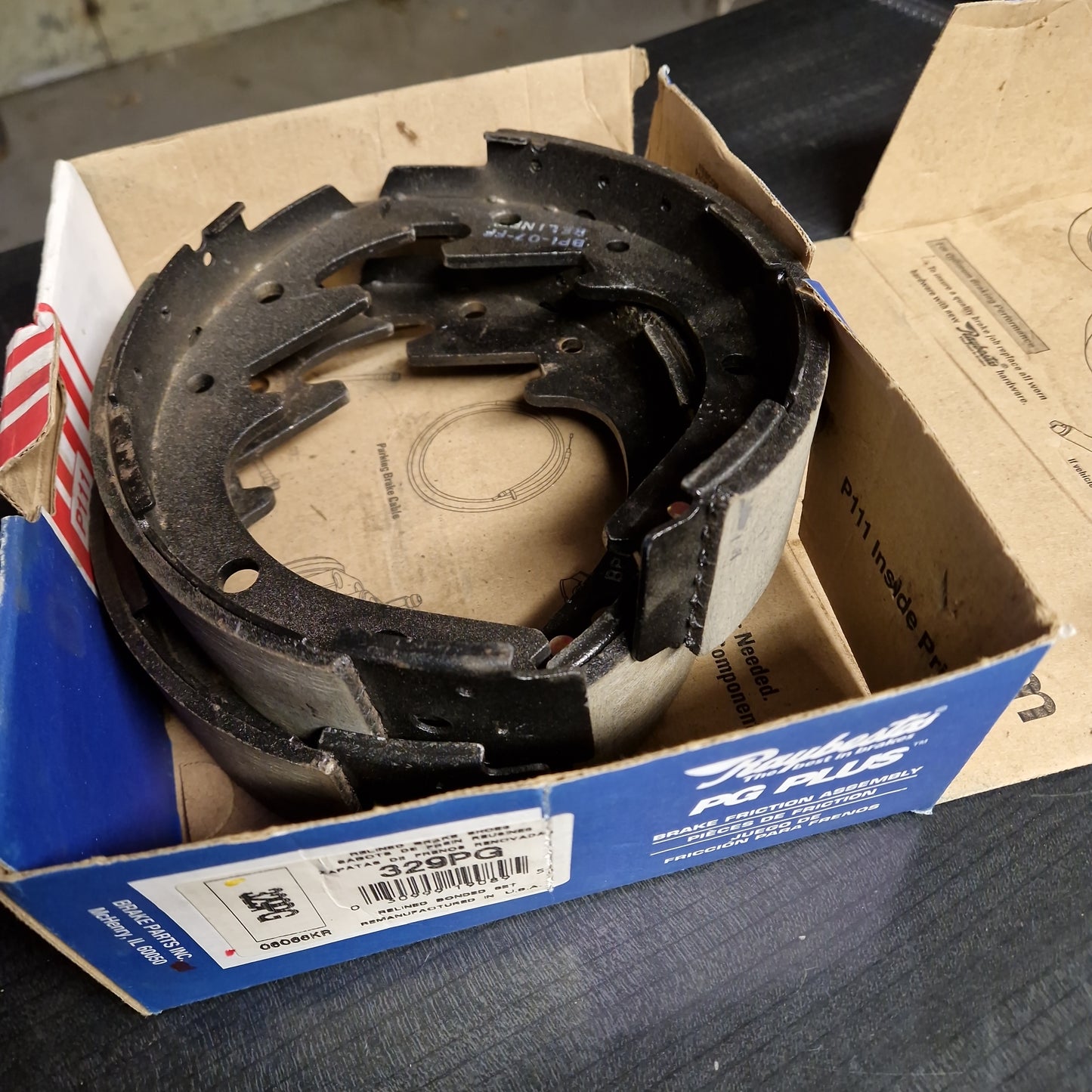 Bromsbackar Dodge Dart och Plymouth 69-76, 9" x 2" Bak 329PG