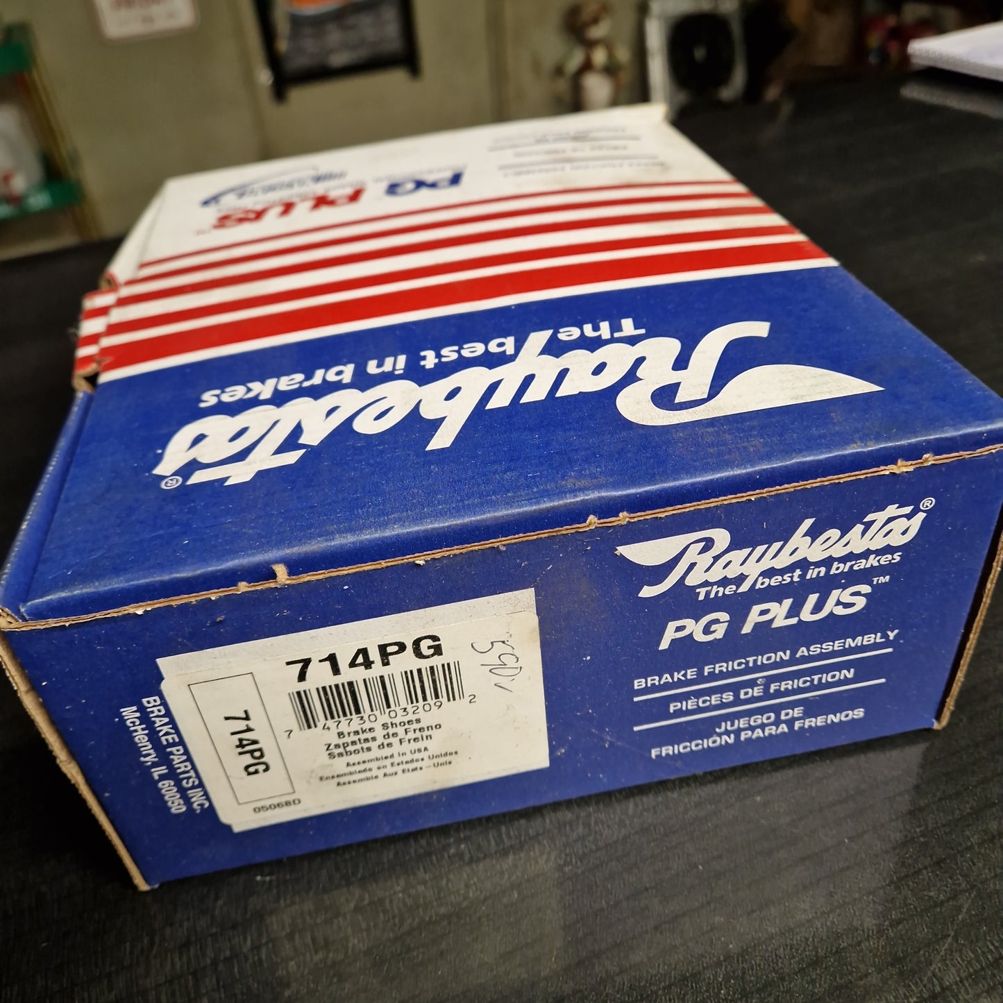 Bromsbackar Chrysler Town & Country, Voyager 96-07 250mm x 55mm Bak. 714PG