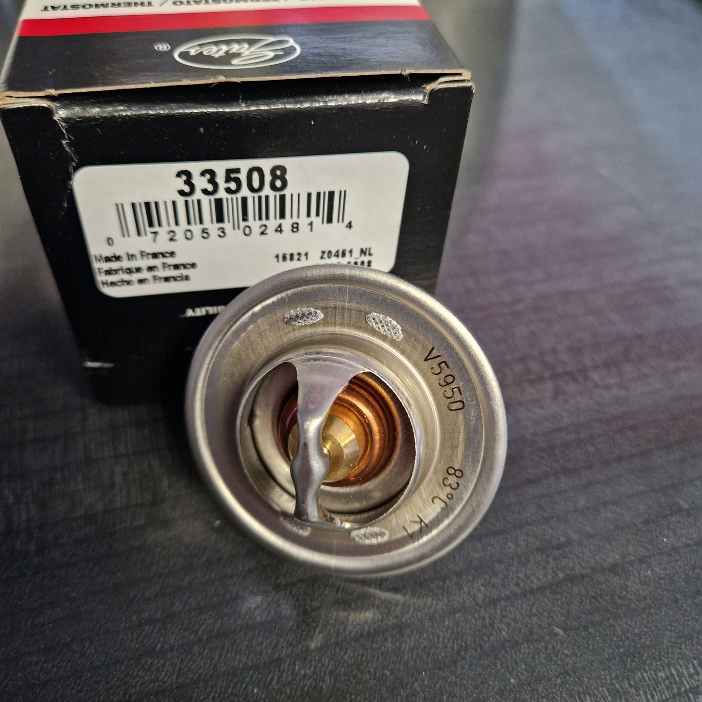 Termostat 82°C 54mm GM, Ford,Chrysler, Ekonomidel. 33508 (30008, 13008, 33008)