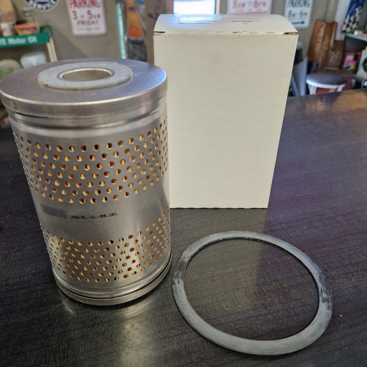 Oljefilter Insats GM 51-68 Buick, Cadillac, GMC, Oldsmobile, Pontiac. L40124, 51121, PF122