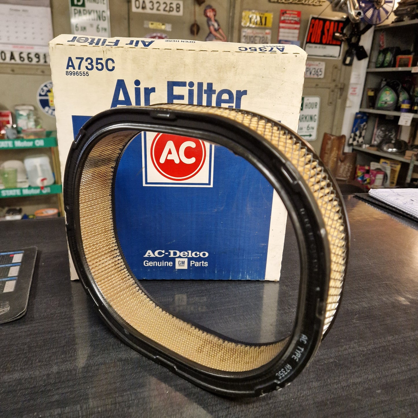Luftfilter GM V6 173ci SB 80-86 Ovalt, 272/235x232/195x53mm. A735C (42039)