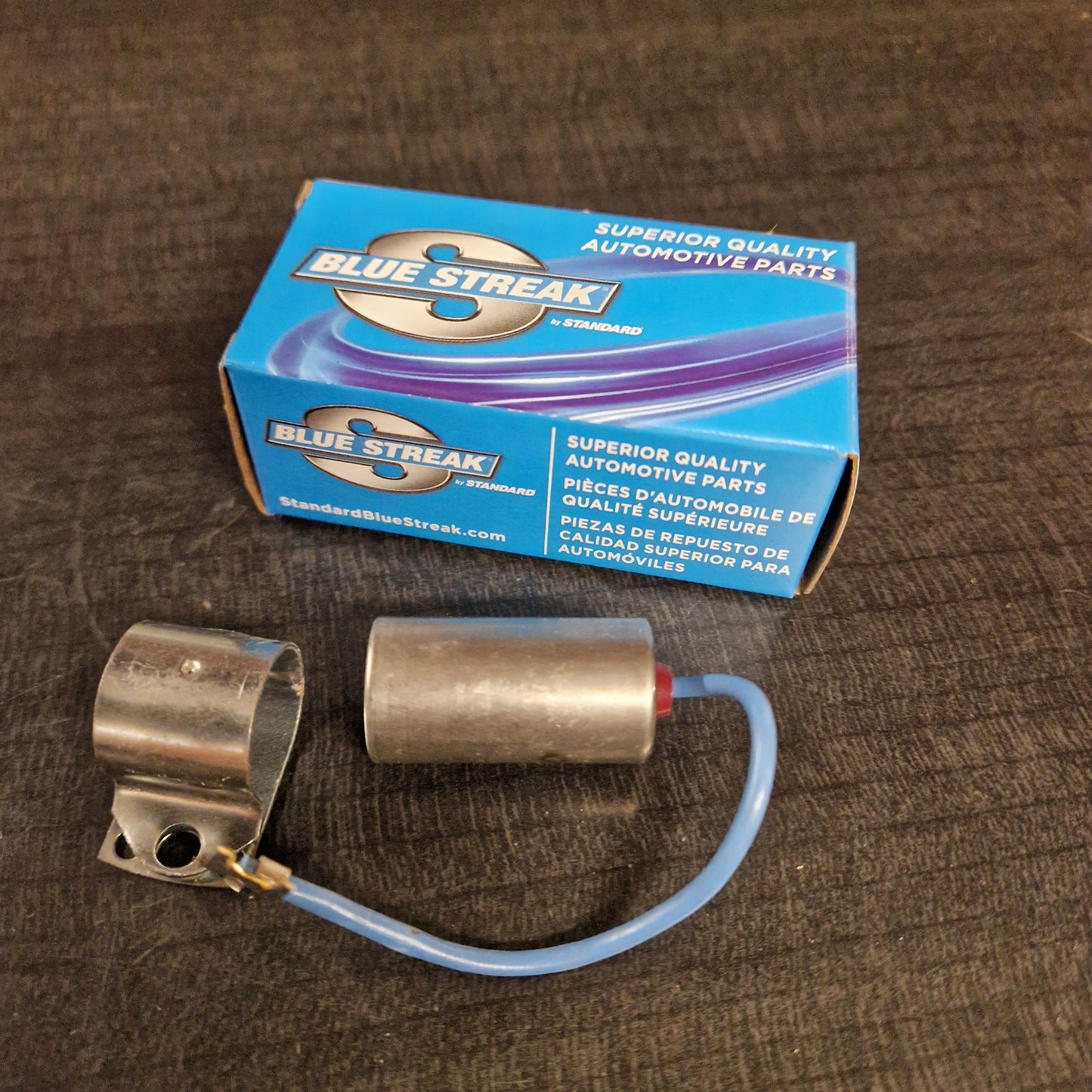 Kondensator GM V8 57-74 90mm lång sladd DR70