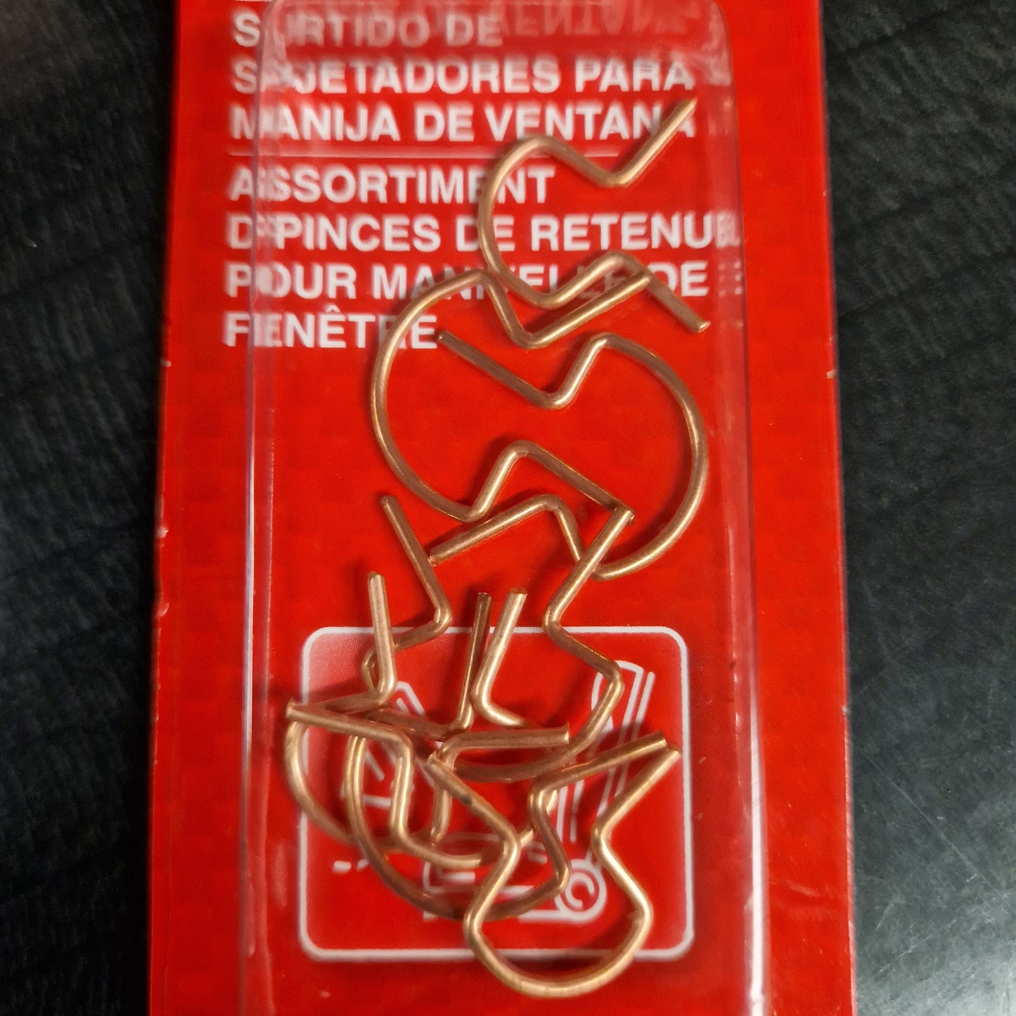 Clips Fönstervev Sortiment 8 st 76980