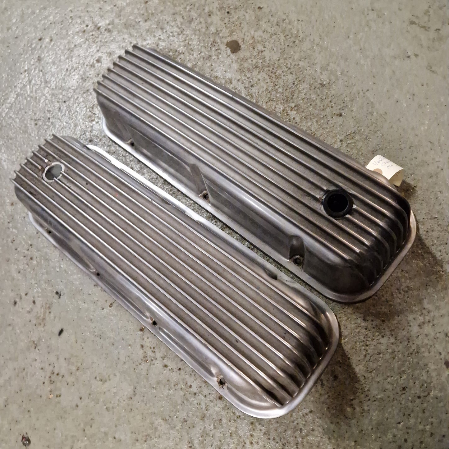 Ventilkåpor Chevrolet BB Aluminium "RCP" 1 Par