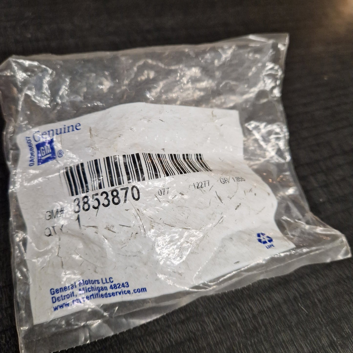 Oljefilternippel GM MerCruiser, OMC, Volvo Penta 3853870