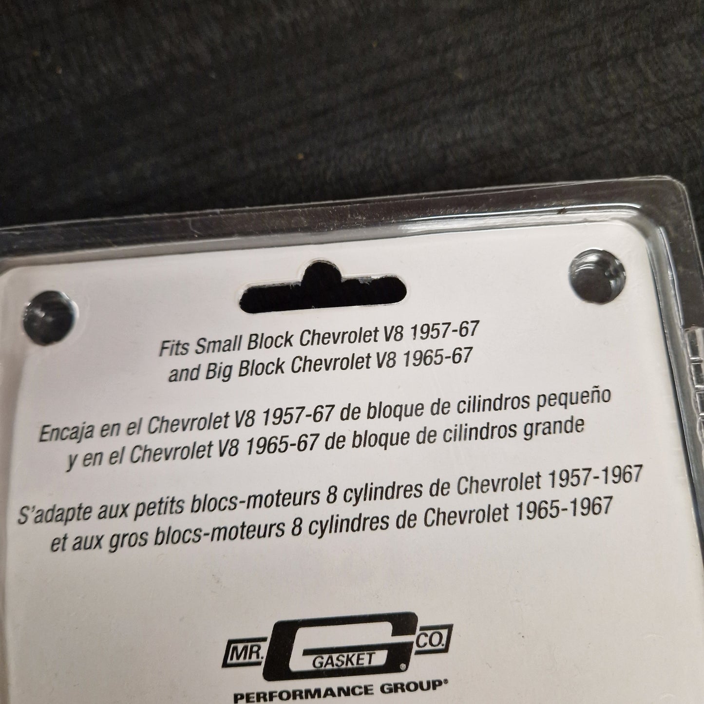 Oljefilteradapter Chevrolet SB 1957-67- BB 65-67. 1270