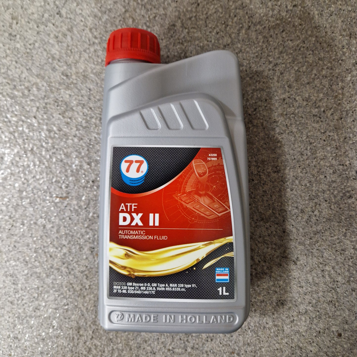 Växellådsolja Automat ATF DX II Mineral. För äldre Alu- och Gjutjärnsväxellådor 1 Lit.