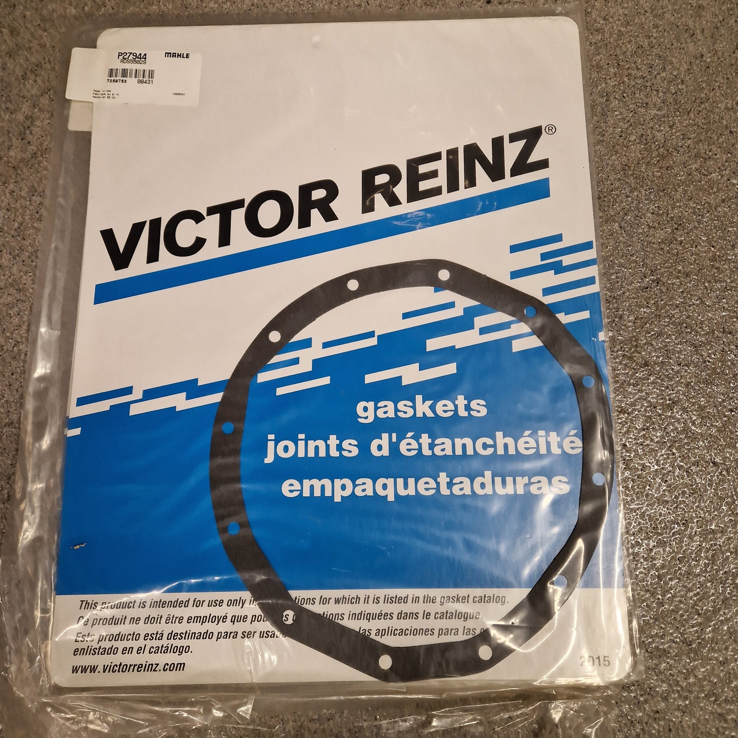 Diffhuspackning Bakaxel GM 12-bult, 8 3/4" P27944 (RDS55029)