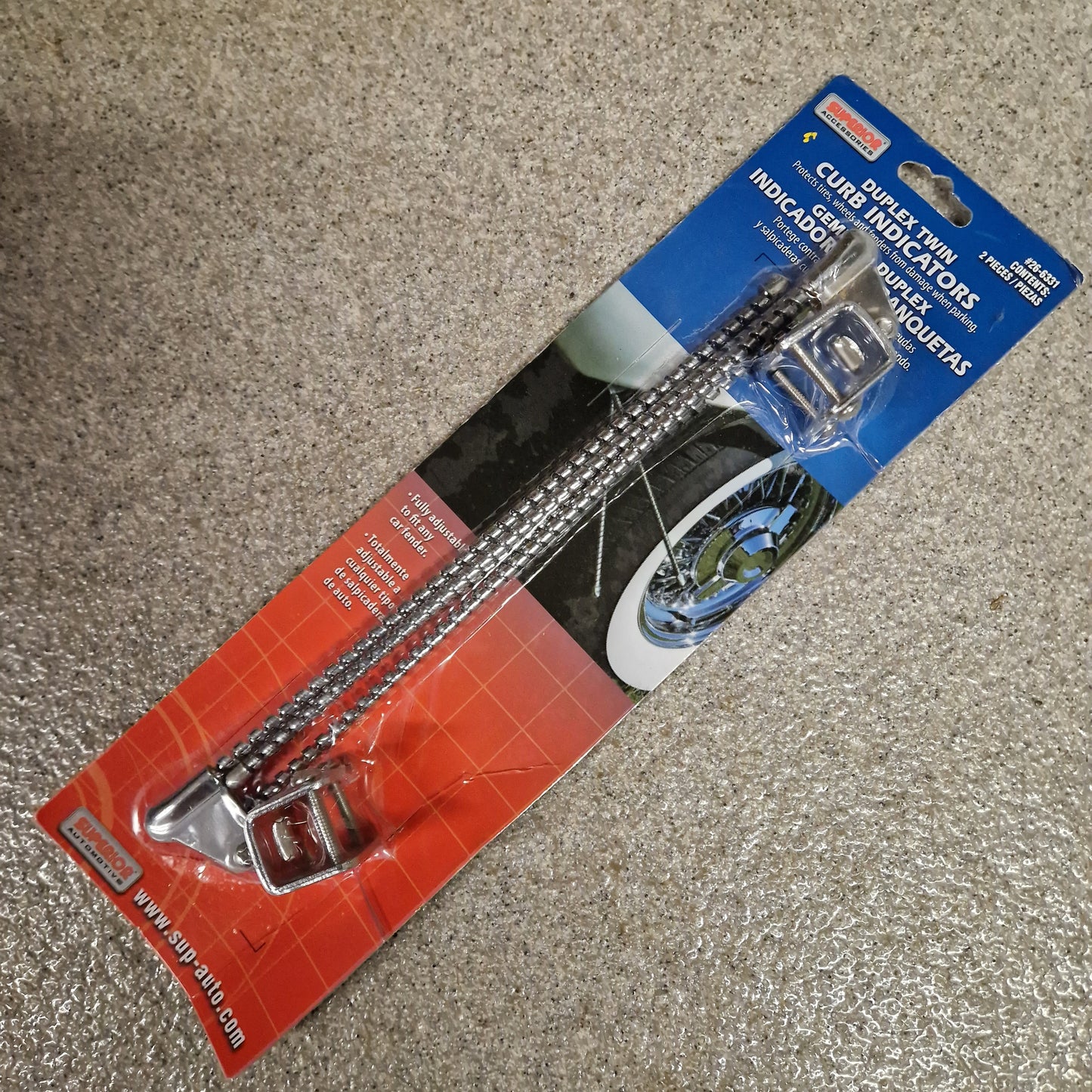 Trottoarvarnare Universal, Dubbla spröt 266331