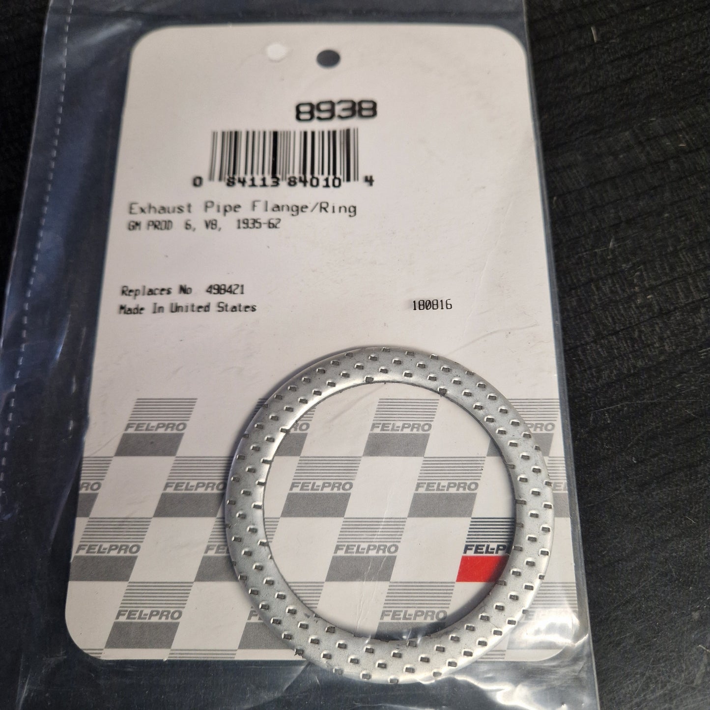 Flänspackning Plan Ring, 2" Buick, Pontiac. 8938