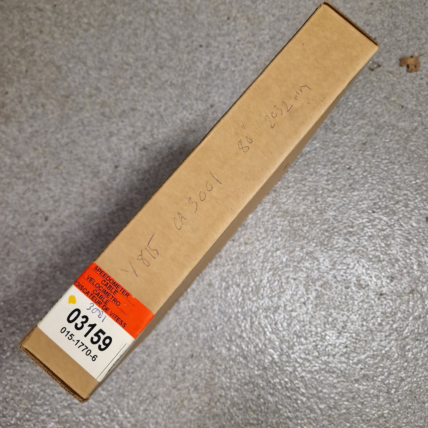 Hastighetsmätarwire L=80", 2032mm 03159, CA3001
