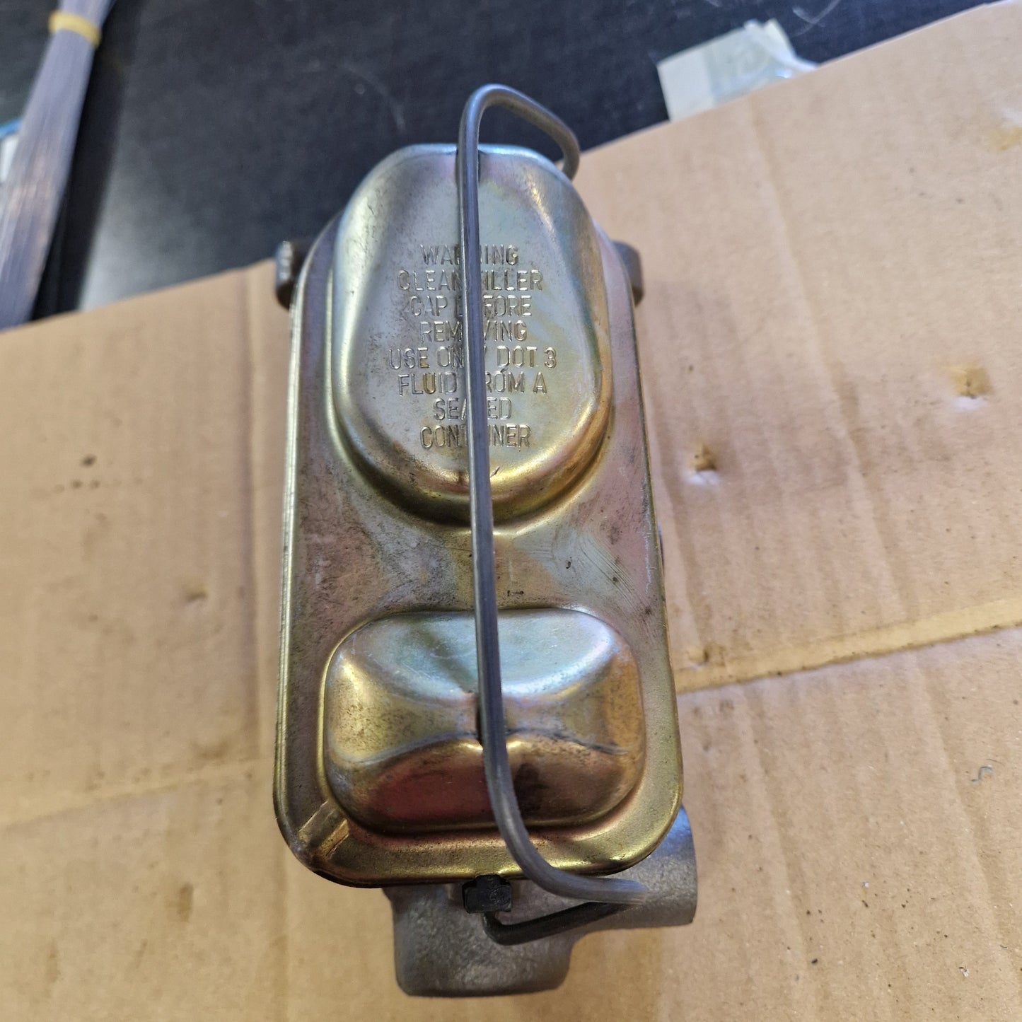 Huvudbromscylinder Ford Mustang, Mercury 1" 67-72 Skivor fram 11378, 71248