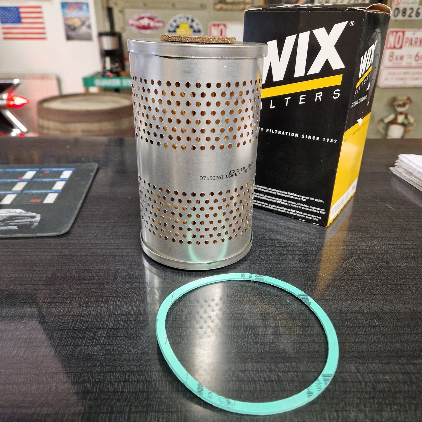 Oljefilter Insats GM 51-68 Buick, Cadillac, GMC, Oldsmobile, Pontiac. 51121 (L40124, PF122)
