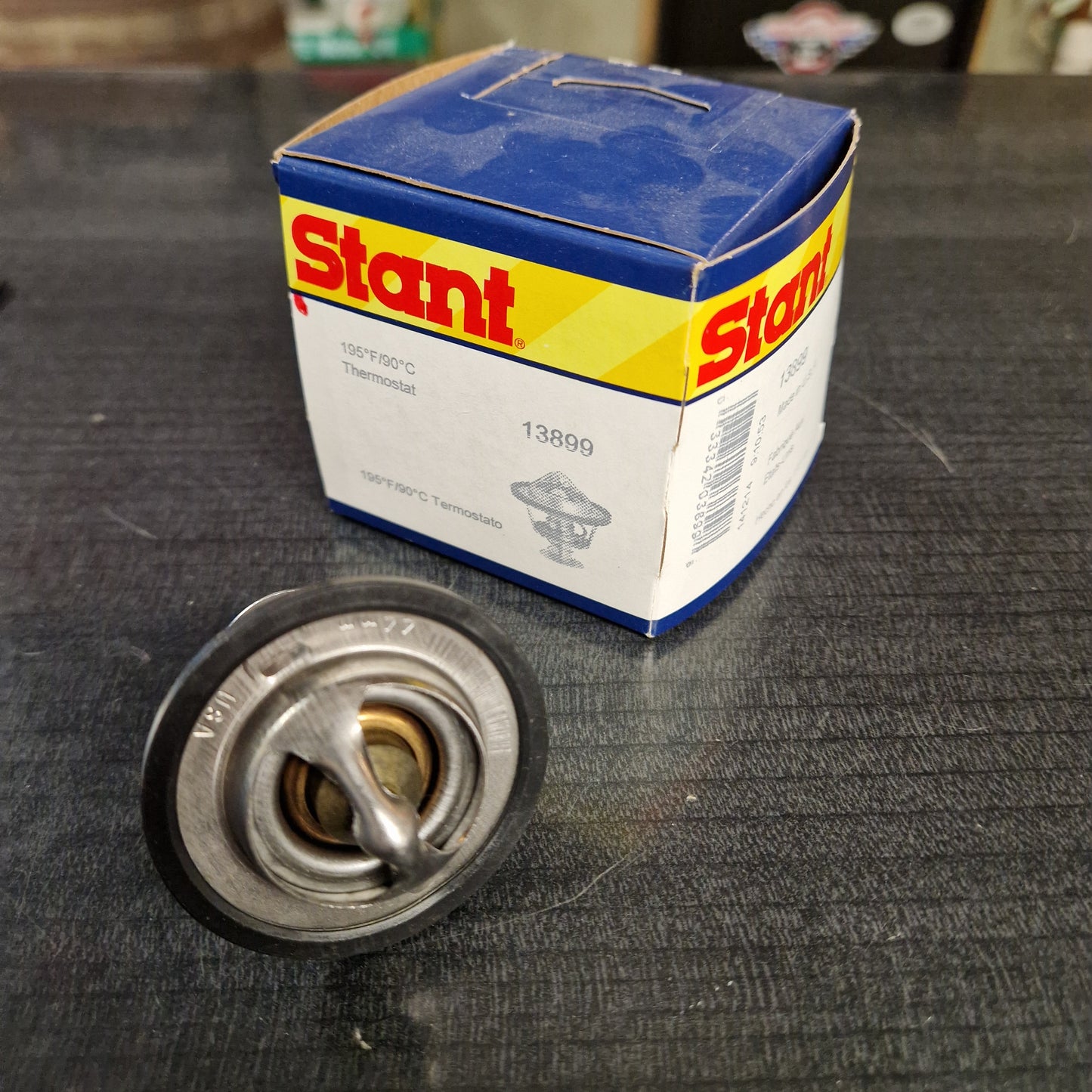 Termostat 91°C 44mm Chevrolet , GMC Truck Gummitätning / Packning ingår. 13899 (33329)