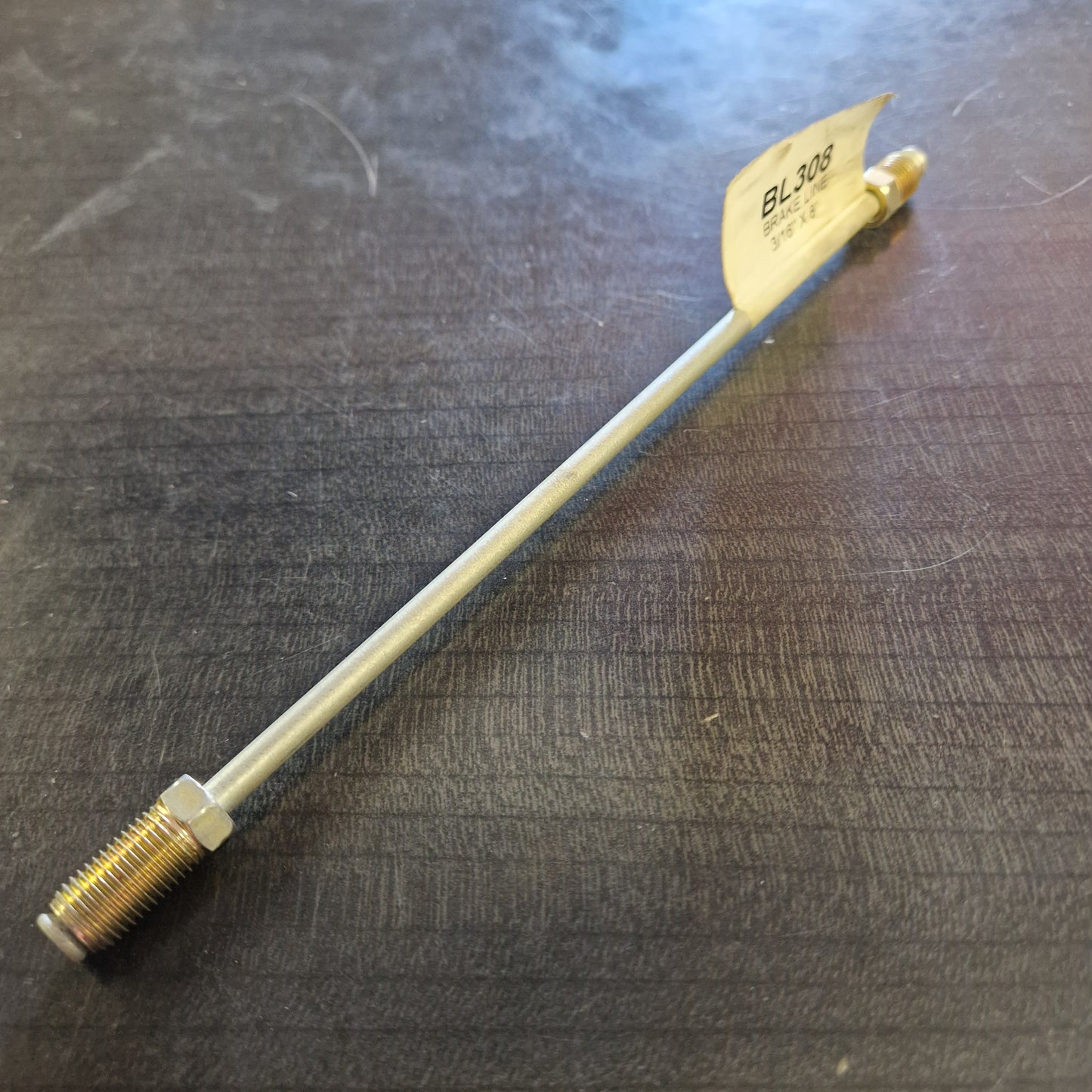 Bromsrör 3/16" x 8" Formbart BL308