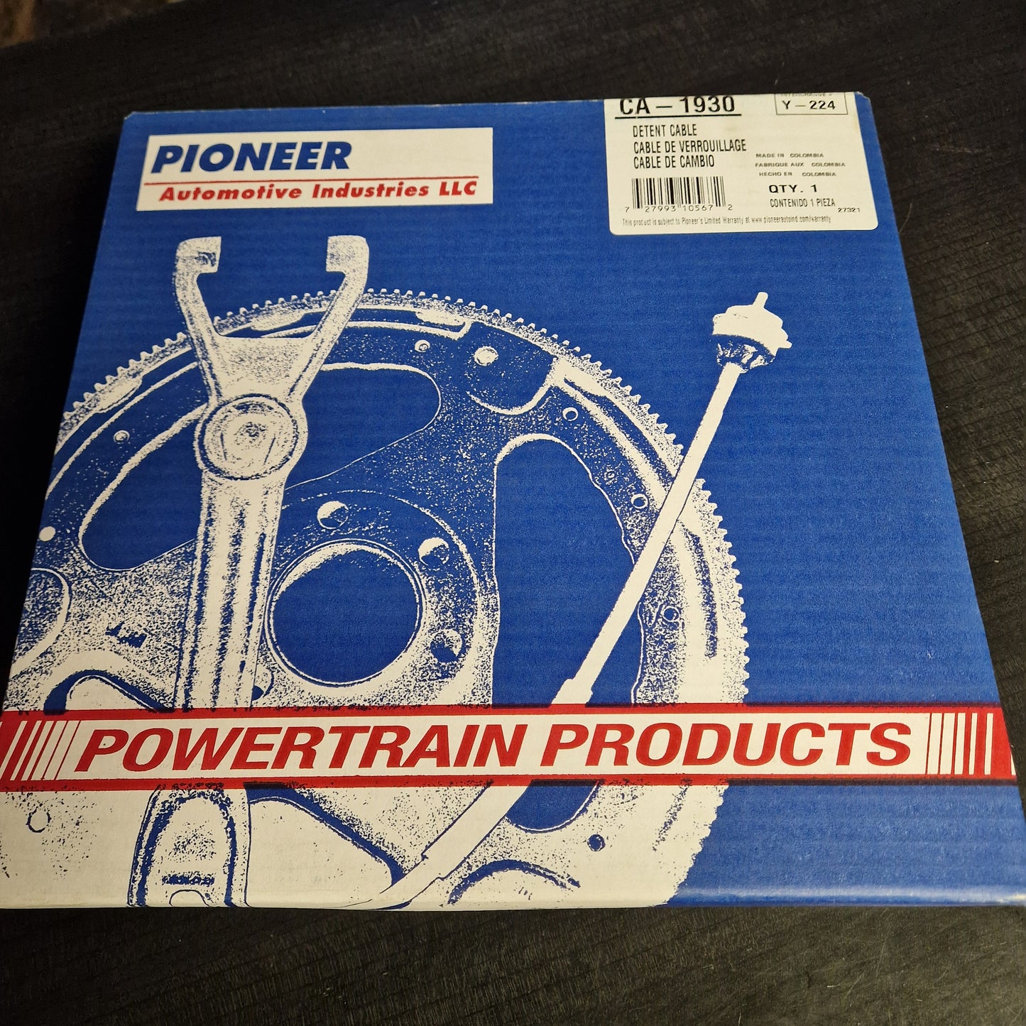 Kickdownwire GM 80-93 Längd 48,07". CA1930 (Y224)