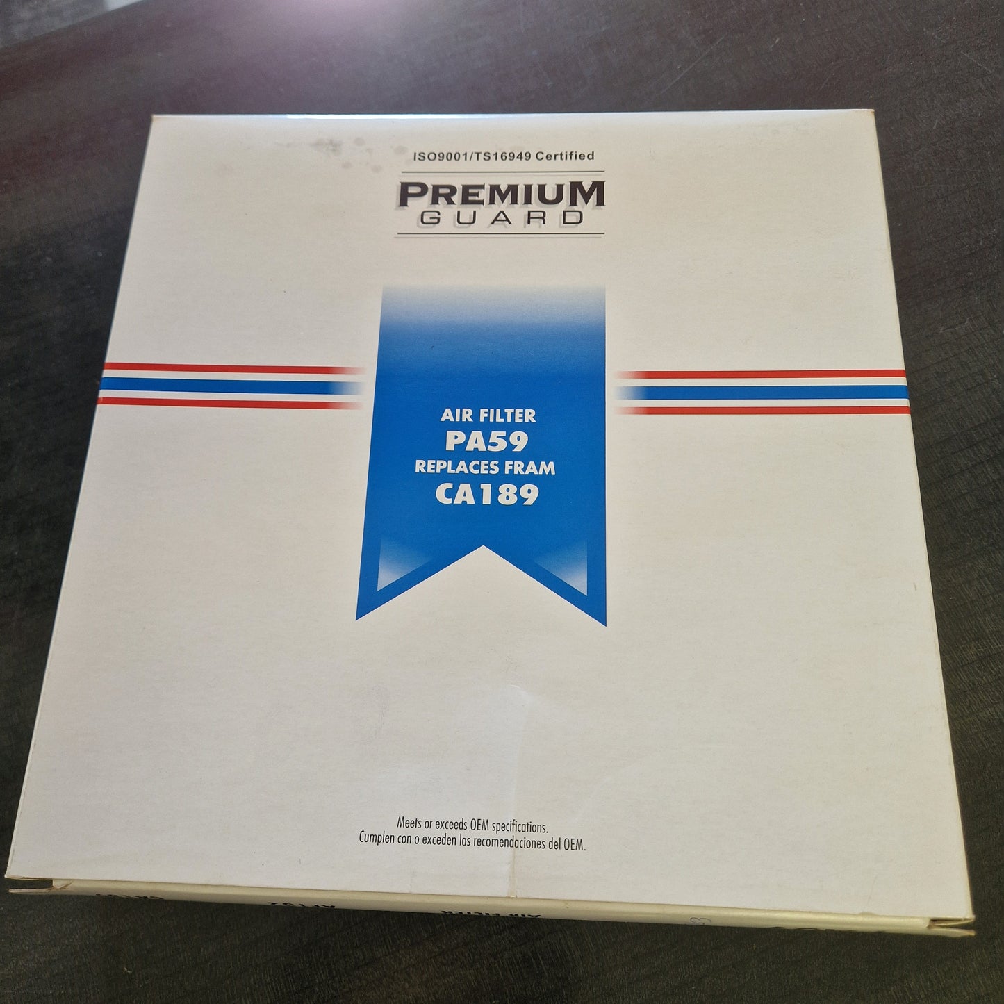 Luftfilter Buick, Checker, Chevrolet, GMC, Jeep, Oldsmobile, Pontiac, 241 x 208 x 48mm. PA59 (A30059, 42083)