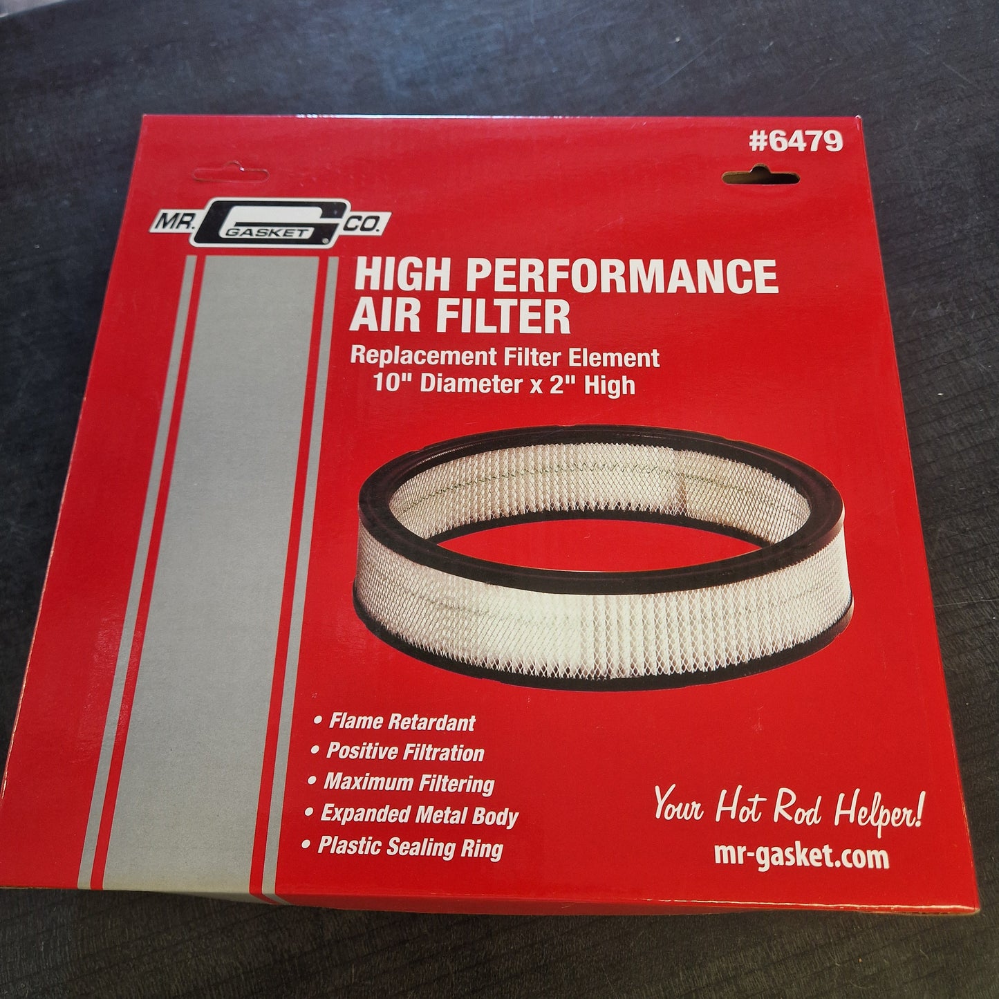 Luftfilter / Luftfilterinsats till Kromad Luftrenare 10"x 2" 6479