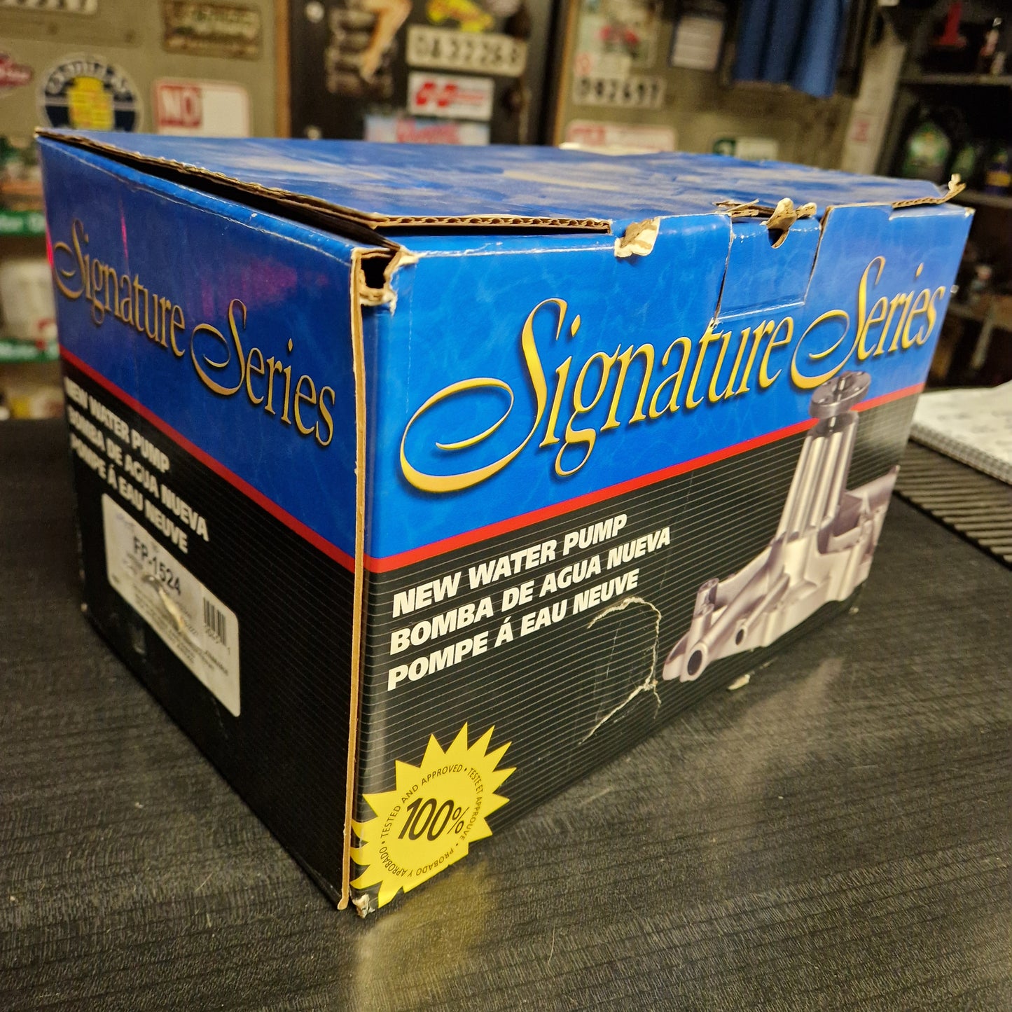 Vattenpump GM 71-90 Längd=15,3cm WP-455 (43100, FP-1524, AW1120, US1120)