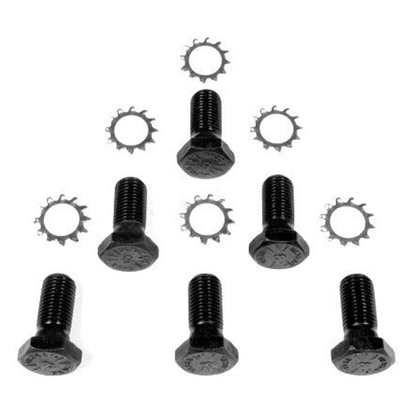 Svänghjulsbult GM Chevrolet, Oldsmobile, Ford, 6st inkl fjäder och taggbrickor 912