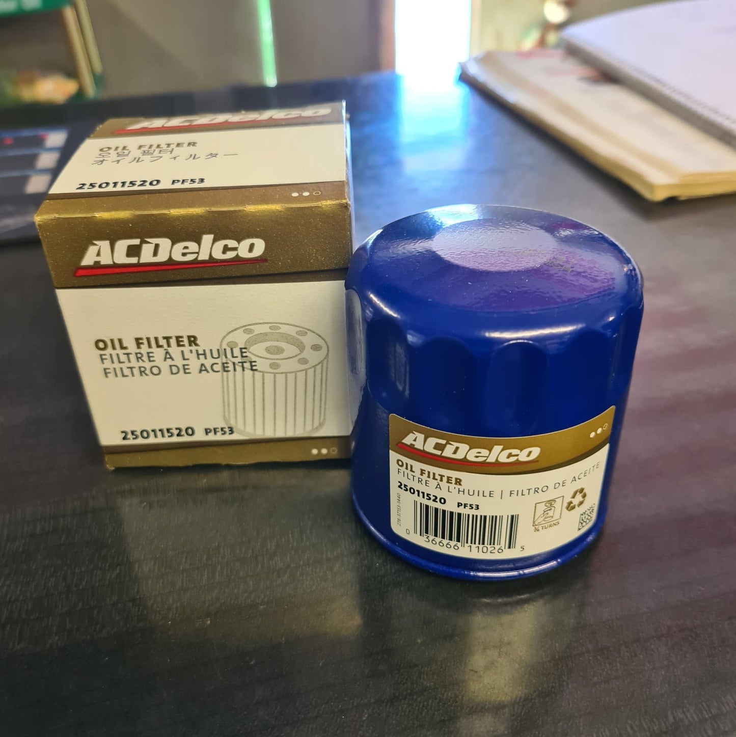 Oljefilter Ford & MoPar, 4cyl, V6 Voyager 86-90. H=79mm PF53