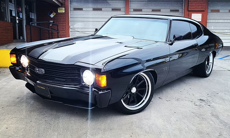 Spoiler Chevrolet Chevelle, El Camino, Monte Carlo, 70-72 Pro touring style front spoiler PS1-70PT