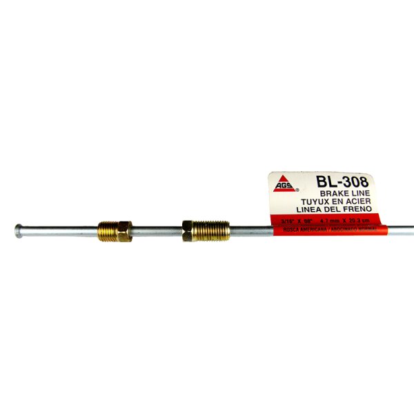 Bromsrör 3/16" x 8" Formbart BL308