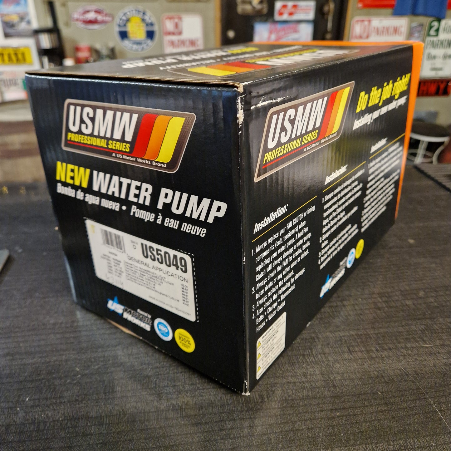 Vattenpump Chevrolet SB 87-96, PB 88-93 Truck 87-96, Även GMC Lång 17,5cm US5049 (43114, DP963)