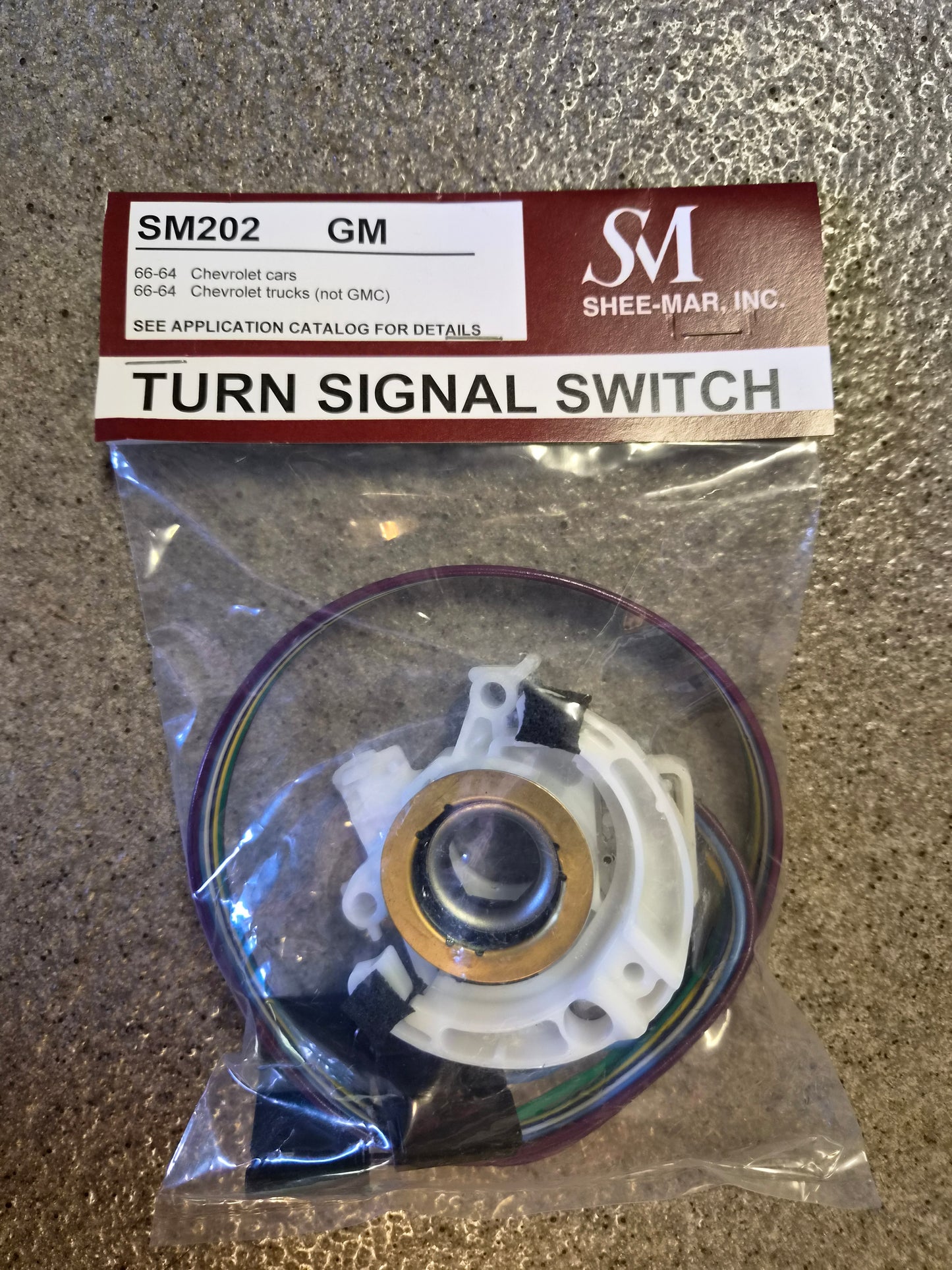 Blinkersbrytare, Turn Signal Switch GM 64-66 4 + 3 stift SM202
