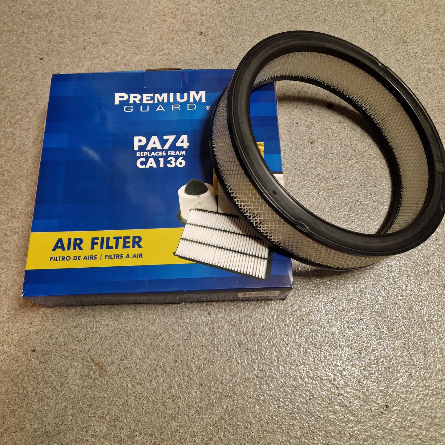 Luftfilter GM 66-79, 4-port, 14"x3" 42095, A60074, A212CW, CA136, PA74