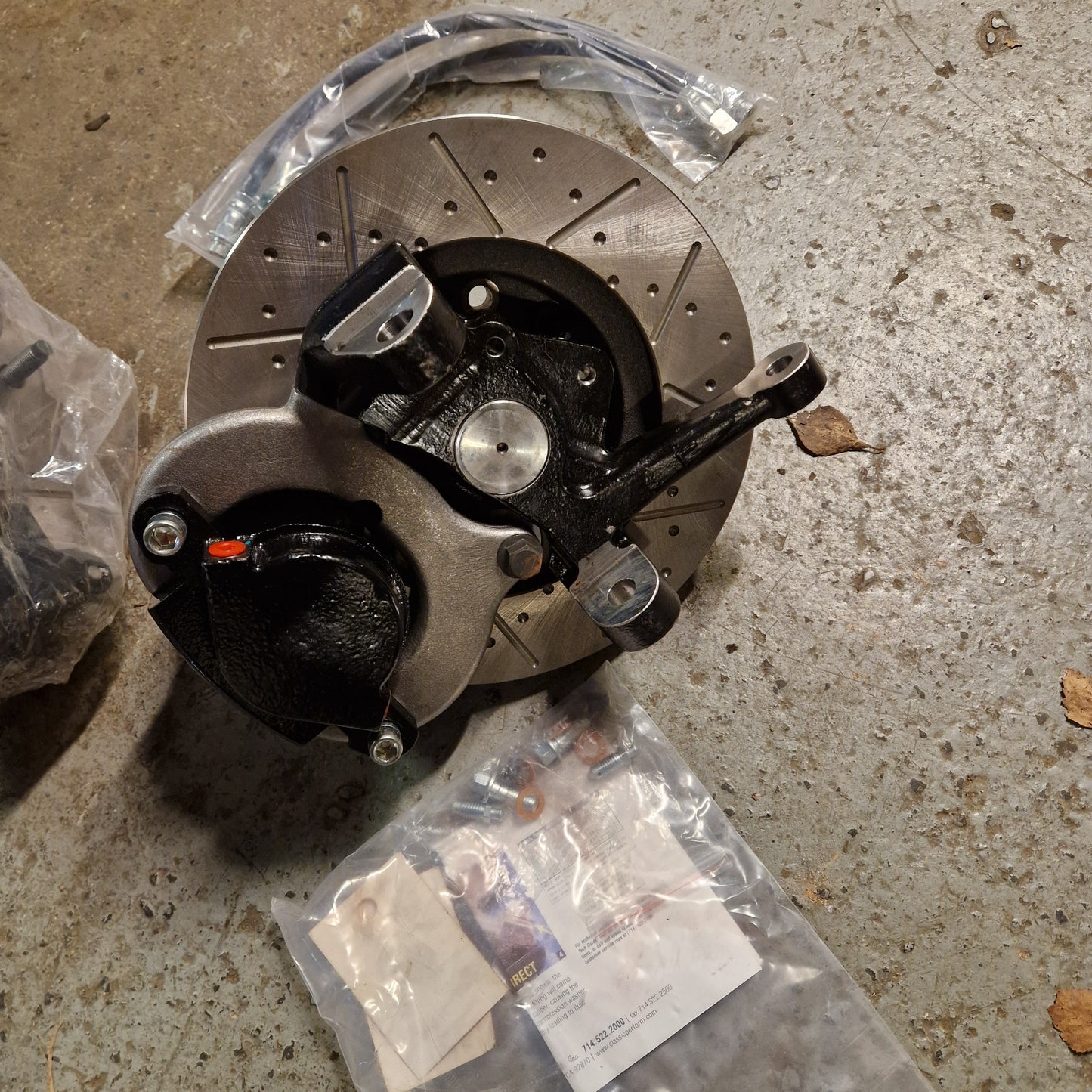 Skivbromskit med 2" Dropspindlar, Chevrolet 65-70, 11" skivor. 154476