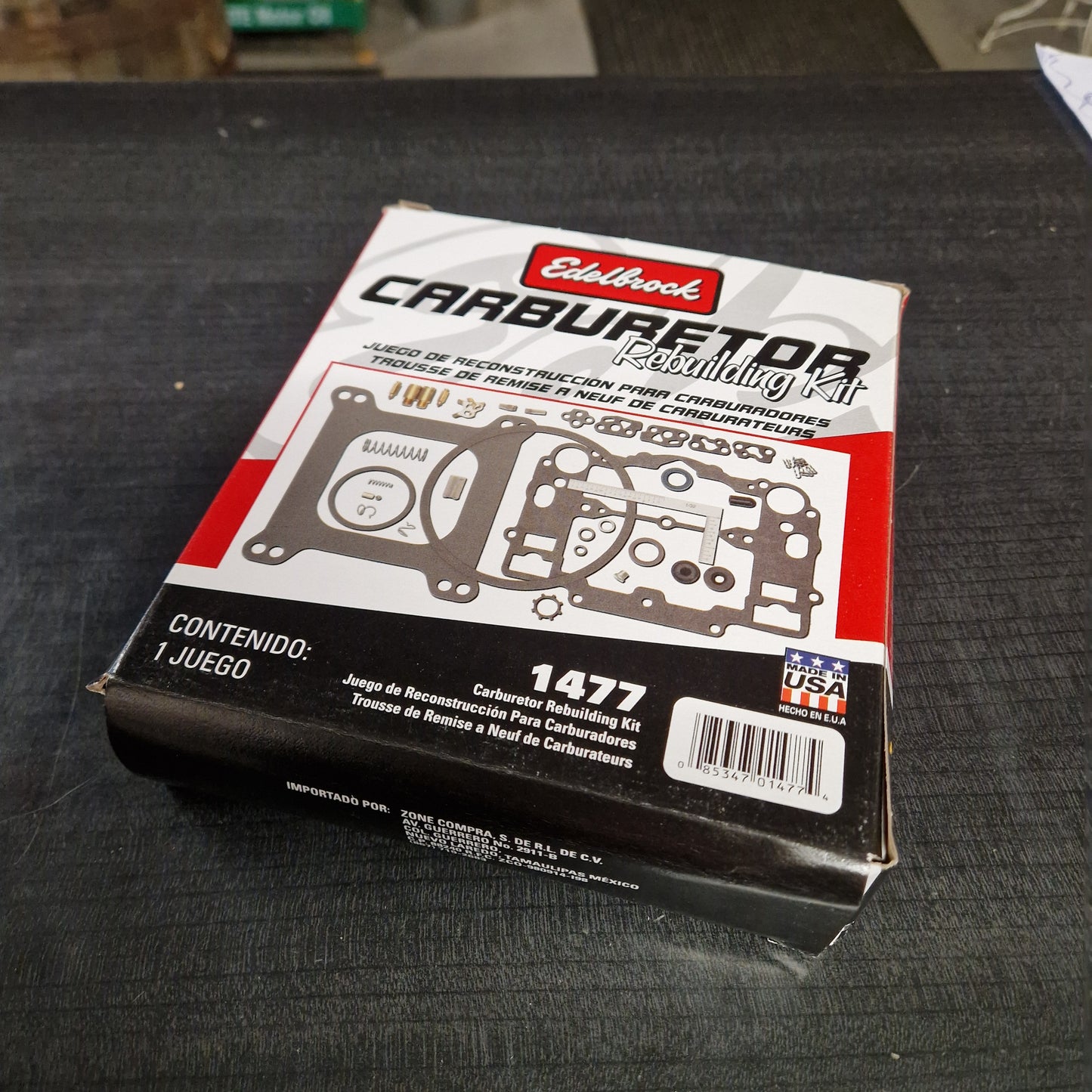 Renoveringssats till Edelbrock förgasare 1406/1408. 1477