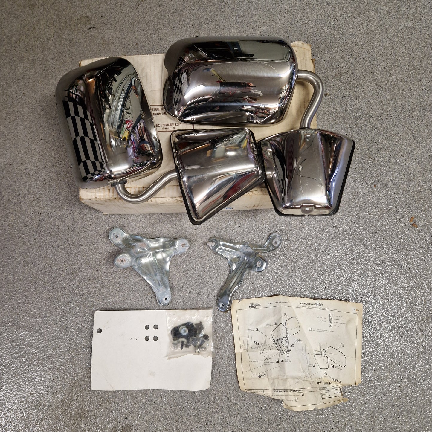 Sidospegel Kit Chevrolet, GMC Truck 73-91 Manuell Justering 999261