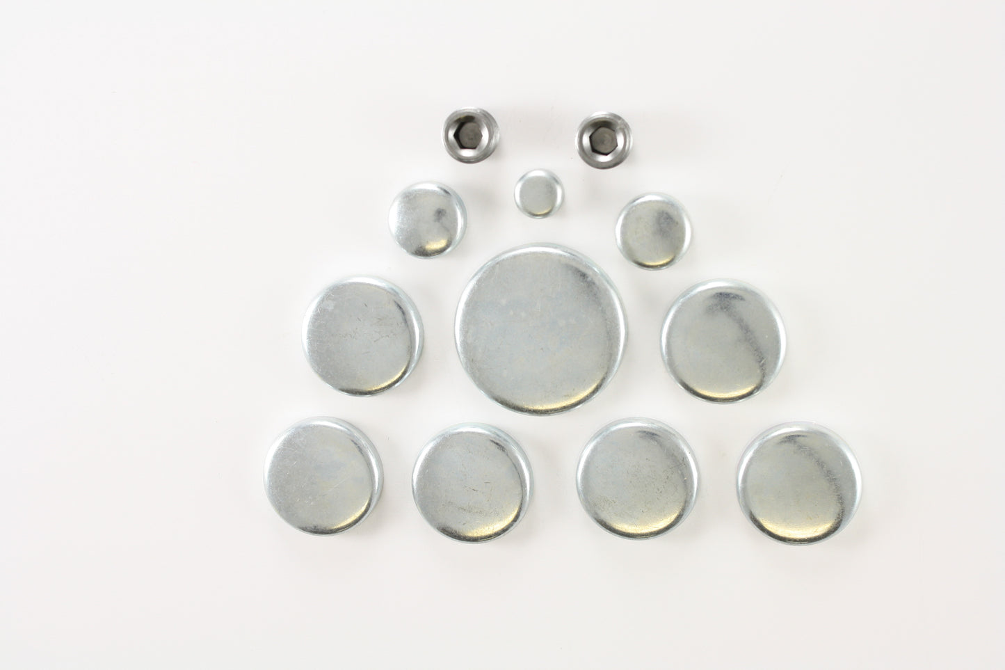 Frostpluggsats Oldsmobile V8 260, 307, 330, 350, 400, 403, 425, 455ci. 64-91, GM Diesel V8 78-85. PE124, PE-124-R