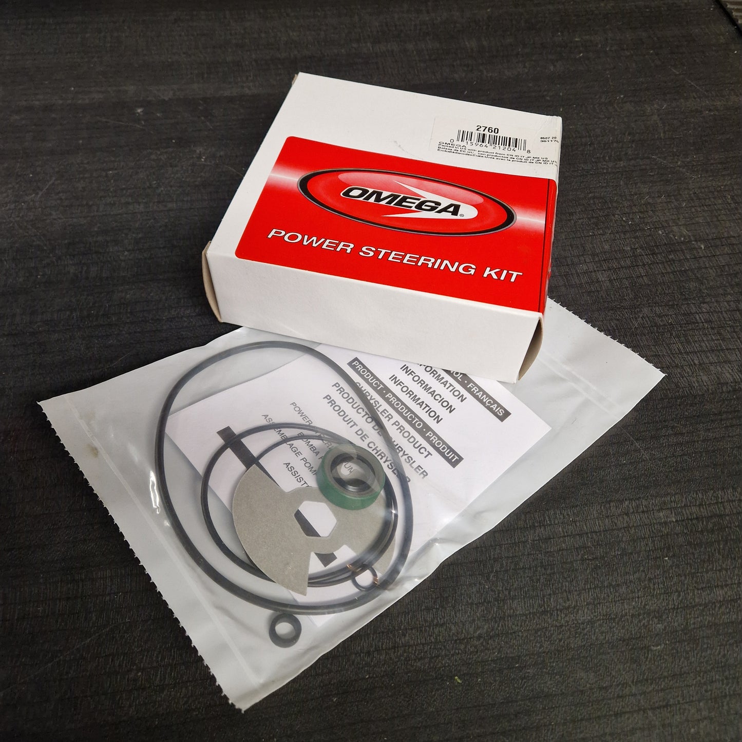 Repsats Styrservopump MoPar 67-> För Chrysler, Thompson, Federal el. Roller pump 2760 (8507, 351170)