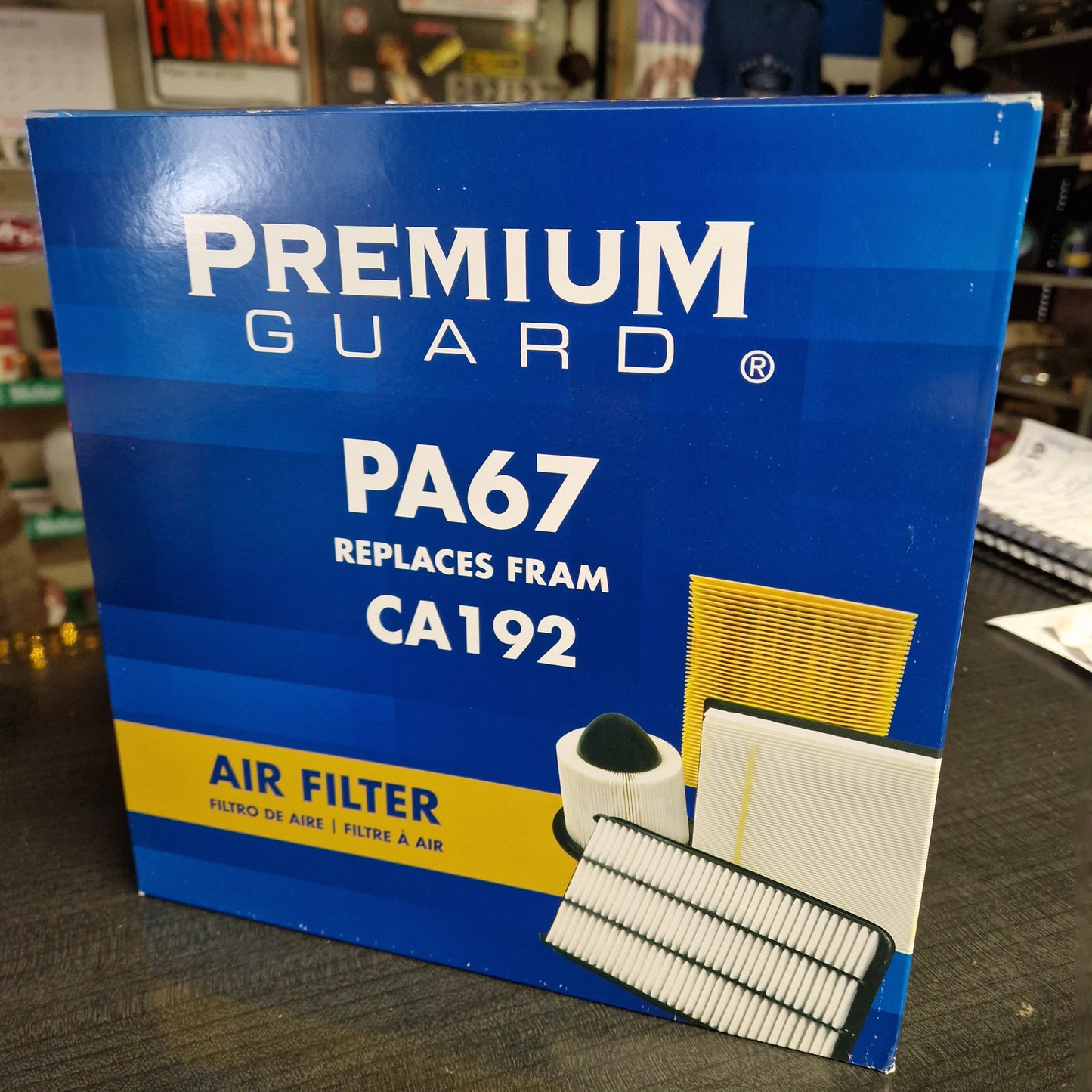 Luftfilter Buick, Cadillac, Chevrolet, GMC, Jeep, Oldsmobile, Pontiac. 247 x 208 x 90mm. PA67 (42088, A30067, CA192)