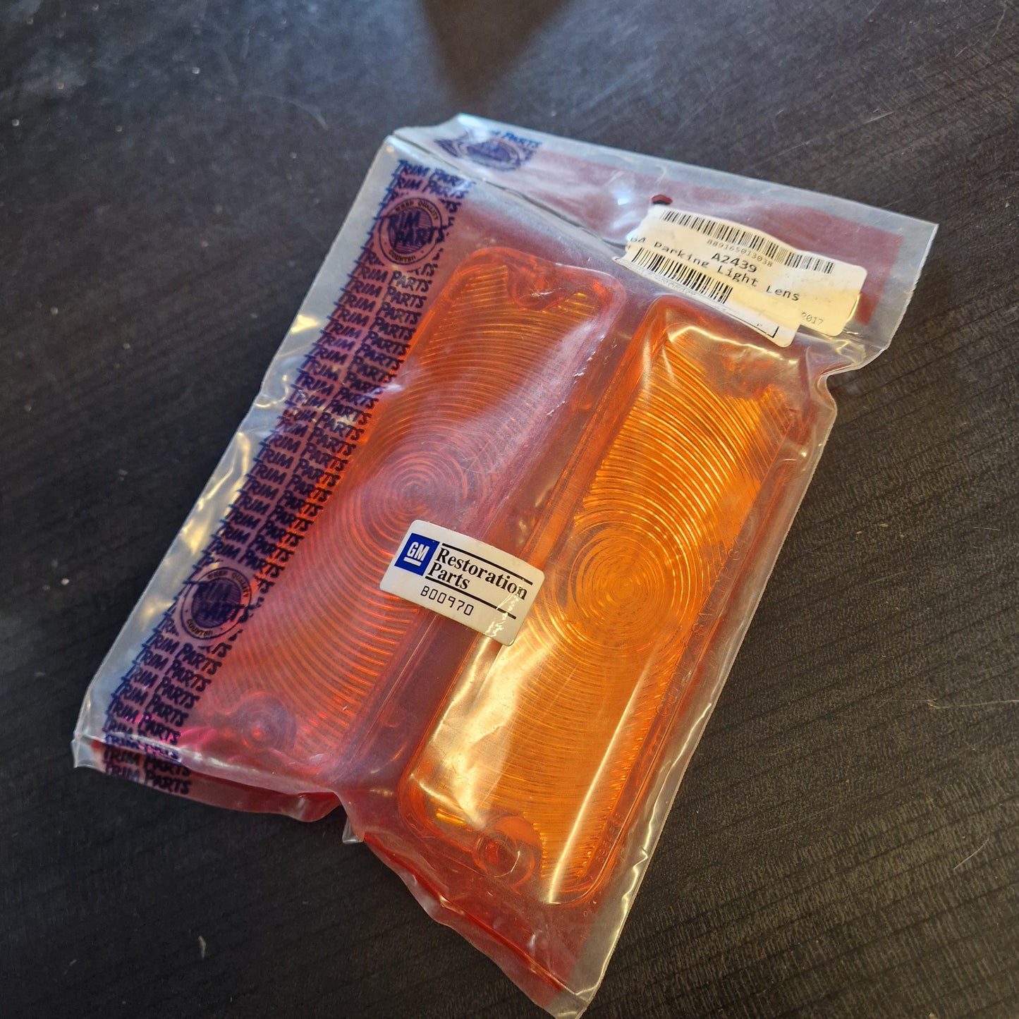 Parkeringsljus / Blinkersglas Chevrolet BelAir, Biscayne, Impala 1964 Orange Par A2439 (CMA2439, 5954968)