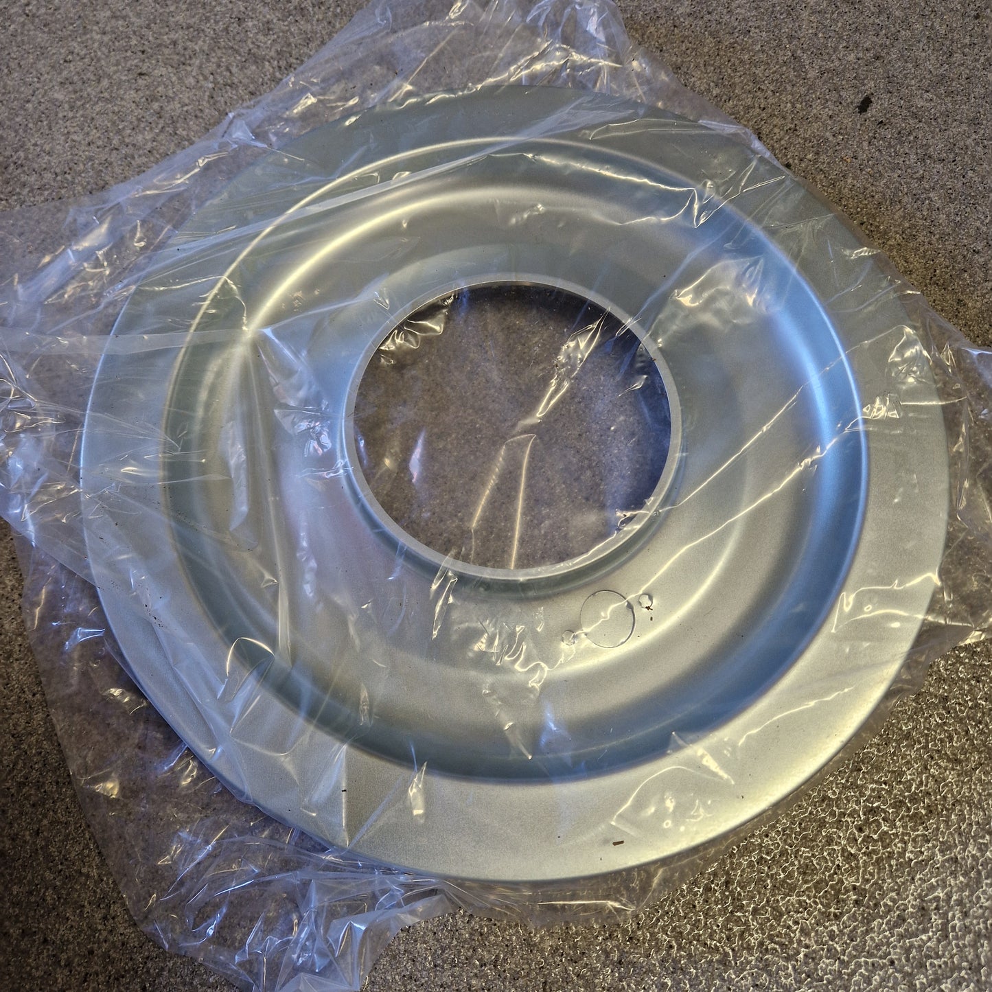 Luftrenare 14" x 2" Kromad, Totalhöjd 57mm 1480