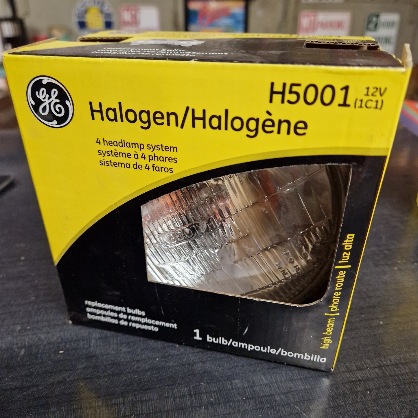 Strålkastare 5 3/4", Helljus, Sealed Beam, 2 stift H5001