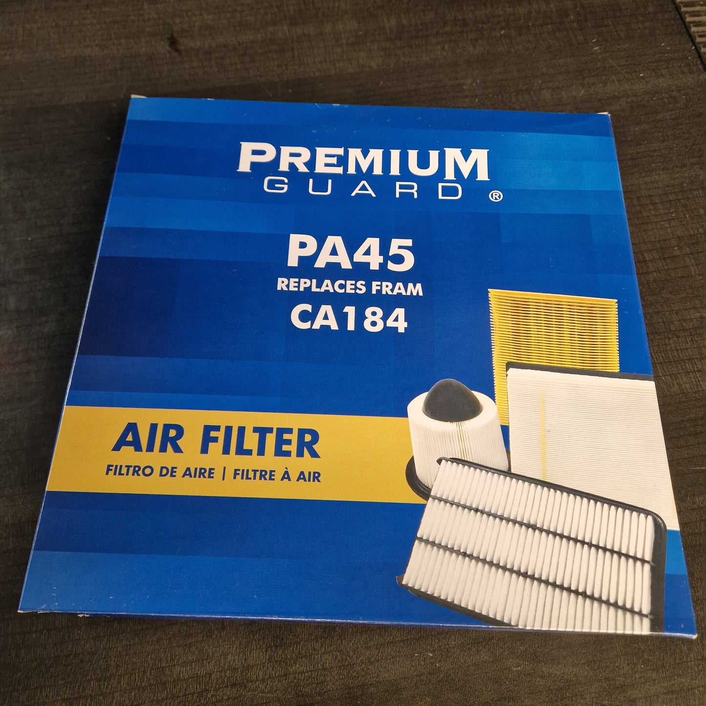 Luftfilter Chrysler, Ford, International 246x202x57mm PA45 (A30045, 42054, CA184)
