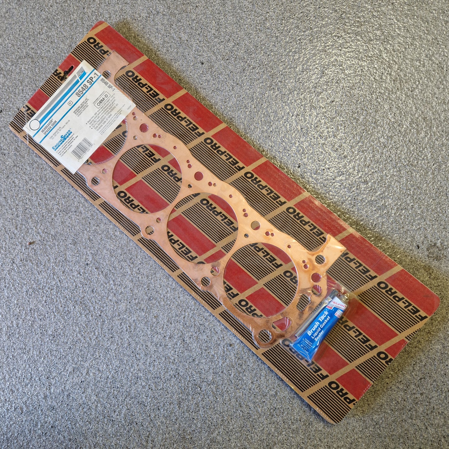 Shimspackning Topplock Ford V8 SB 62-92 "Headsaver Spacer Shim" .0,20", Lincoln, Mercury SB 8548SP-1, 8548SP1