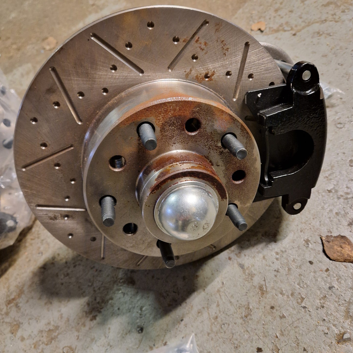Skivbromskit med 2" Dropspindlar, Chevrolet 65-70, 11" skivor. 154476