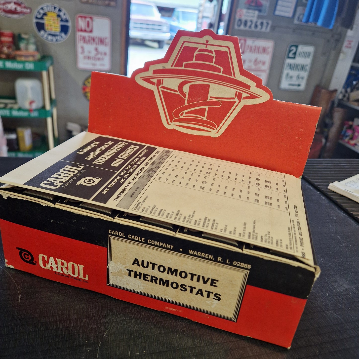 Termostat 71°C 63mm Mässing NOS Carol Butterfly 9660 (13076, 13476, 33036, 206-160)