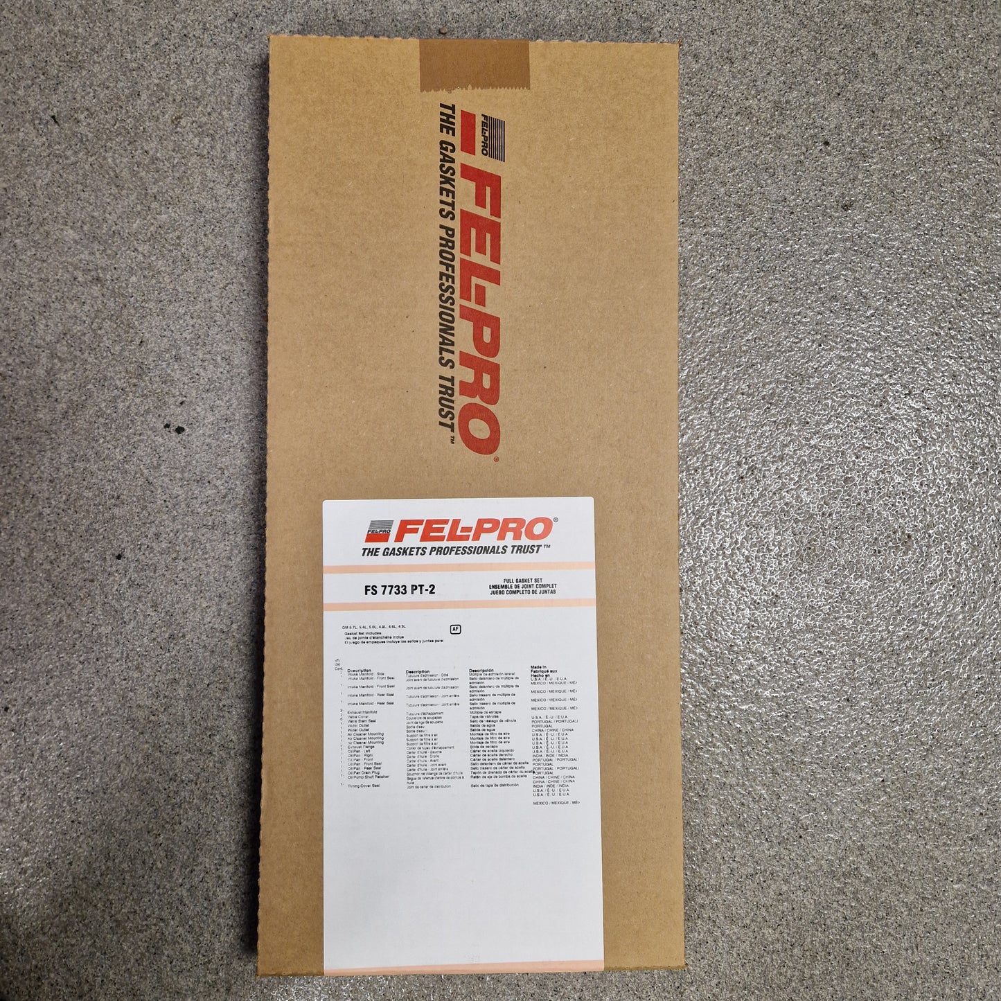 Packningssats Chevrolet SB 57-79 FS7733PT2