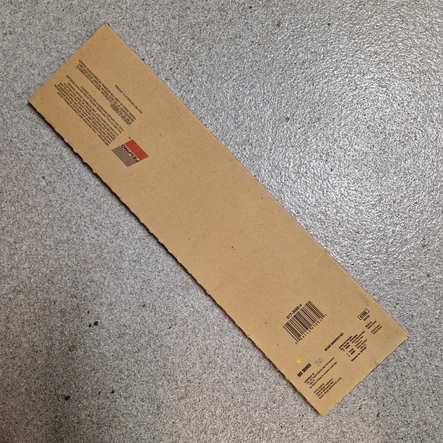 Insugspackning Chevrolet BB, 396ci, 427ci, Rektangulära portar 65 x 46mm MS90005