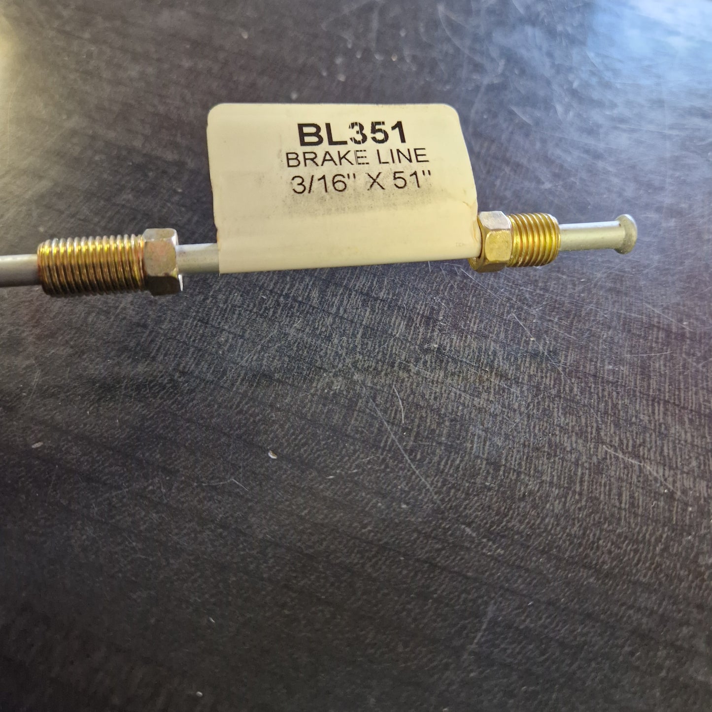 Bromsrör 3/16" x 40" Formbart BL351