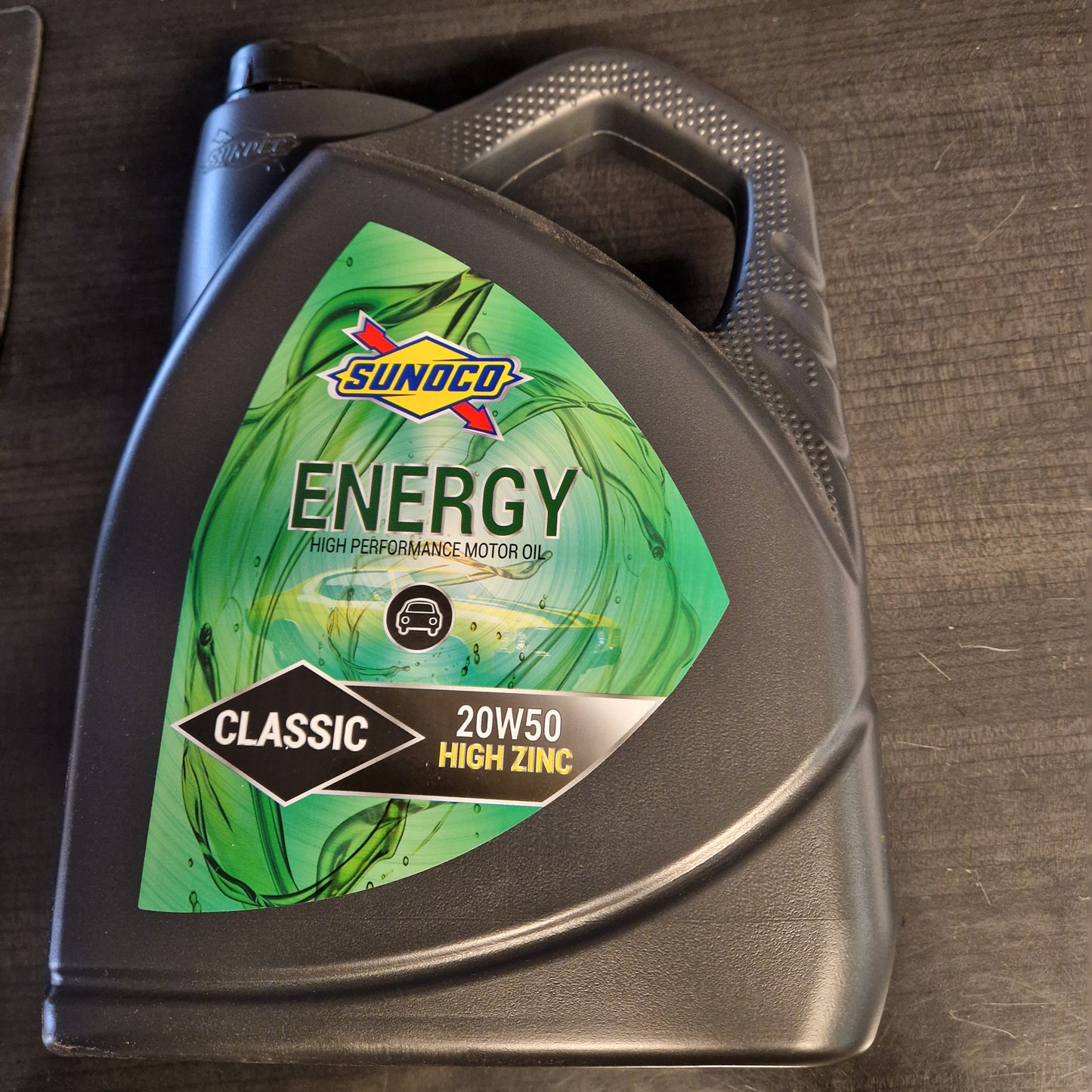 Motorolja Energy Classic 20W-50 med extra Zink. 5 Lit. Sunoco