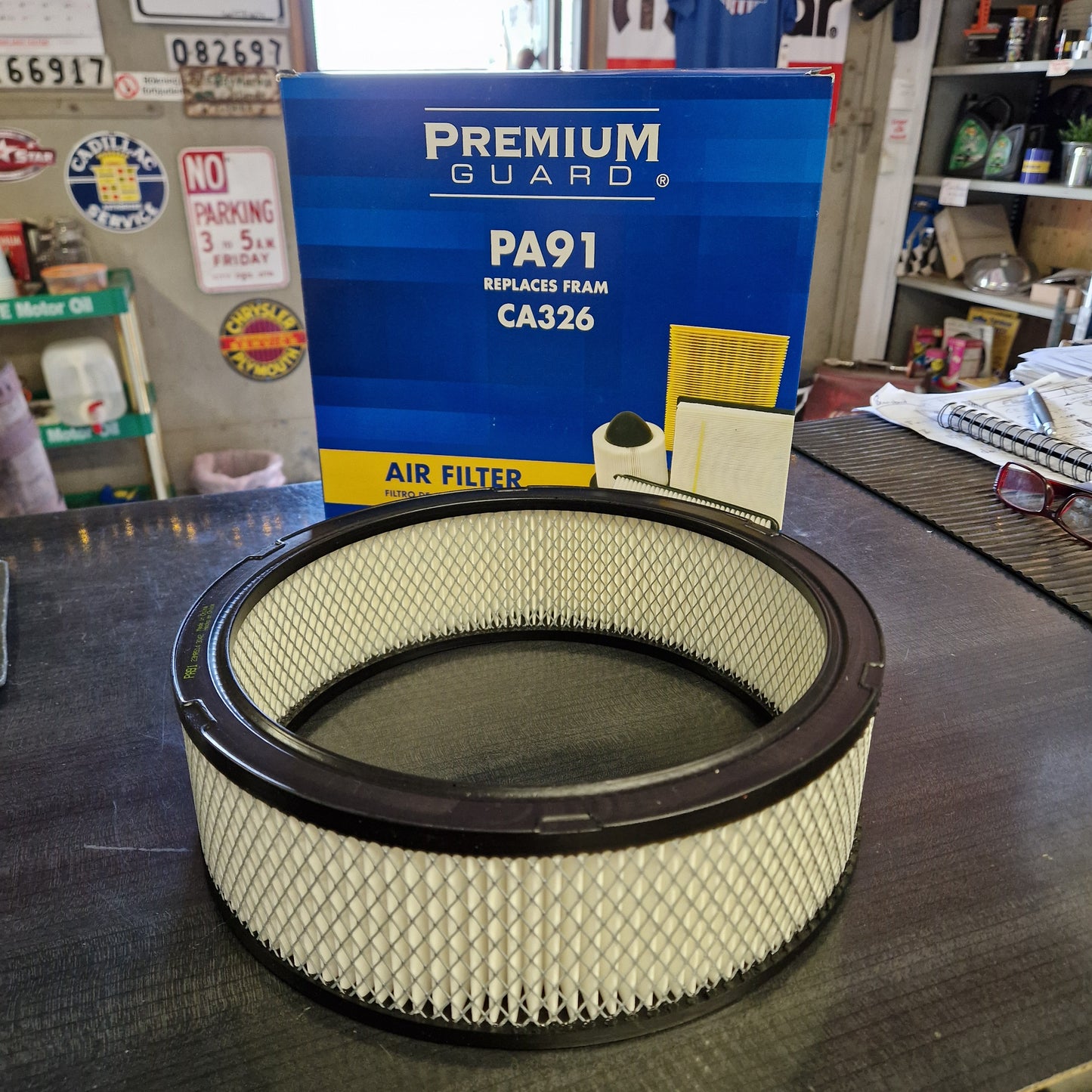 Luftfilter GM, Buick, Cadillac, Chevrolet, GMC, Oldsmobile, Pontiac 305x291x87 mm. PA91 (42098, A50091, CA326, A348C)