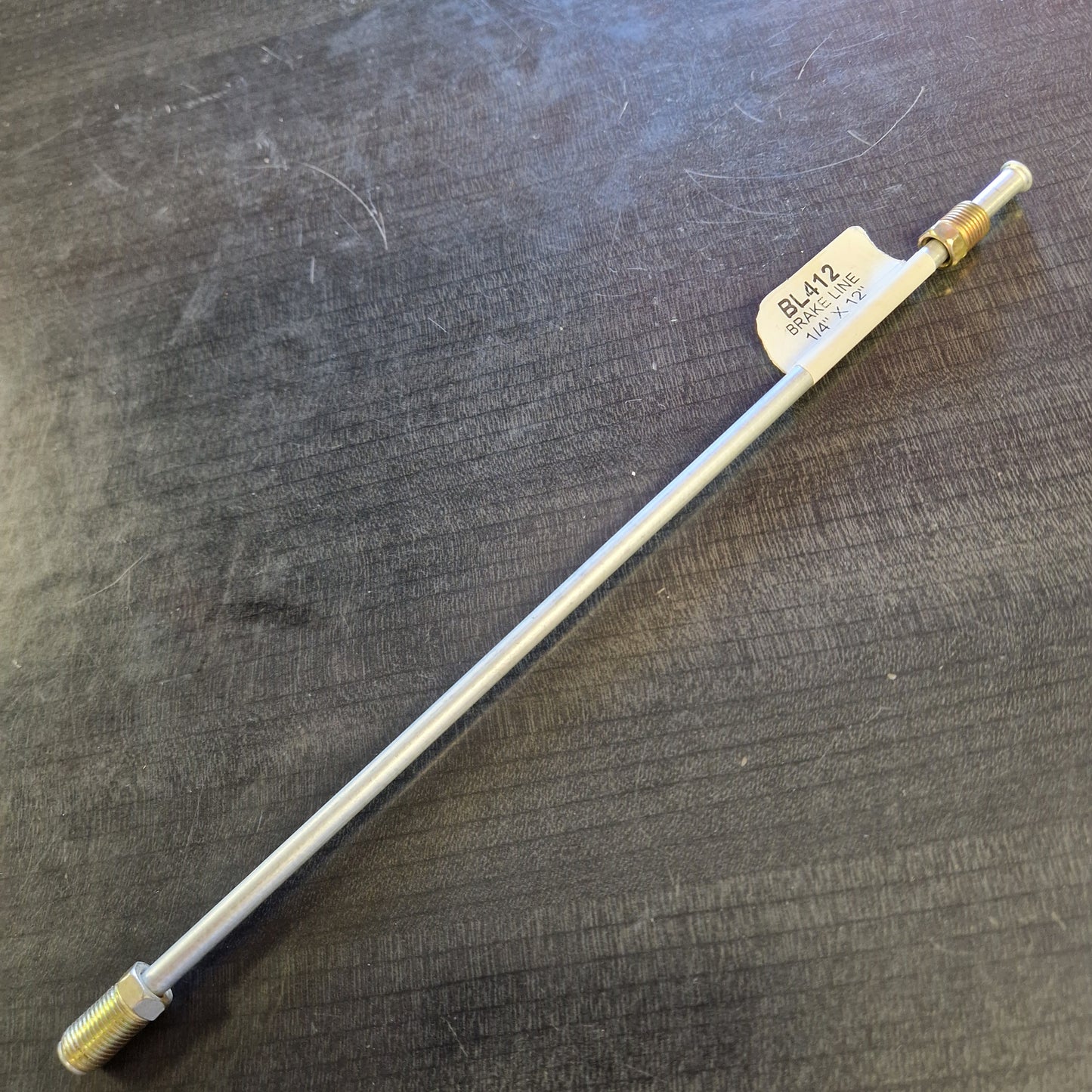 Bromsrör 1/4" x 12" Formbart BL412