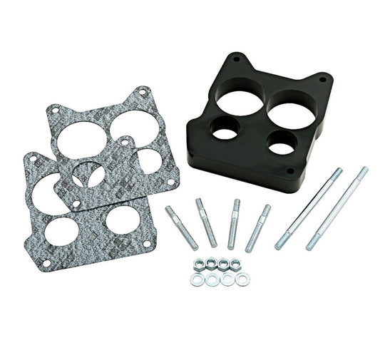 Spacerplatta Förgasare  1" Spread Bore Bakelit  4 håls Passar Quadrajet 3406